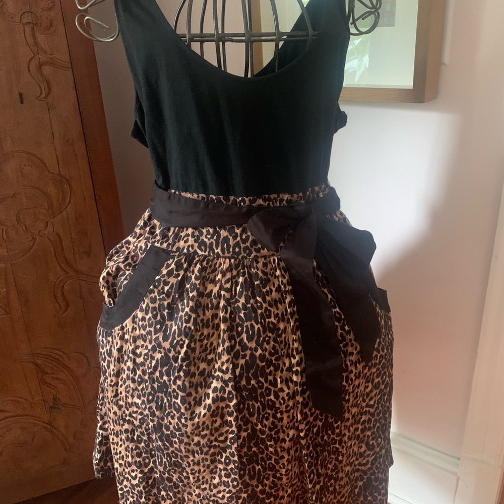 City Chic Leopard Apron Dress 🐆